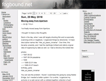 Tablet Screenshot of fogbound.net